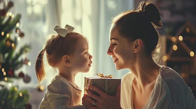 Photo happy little girl and her grandparents using touchpad and making video call at home