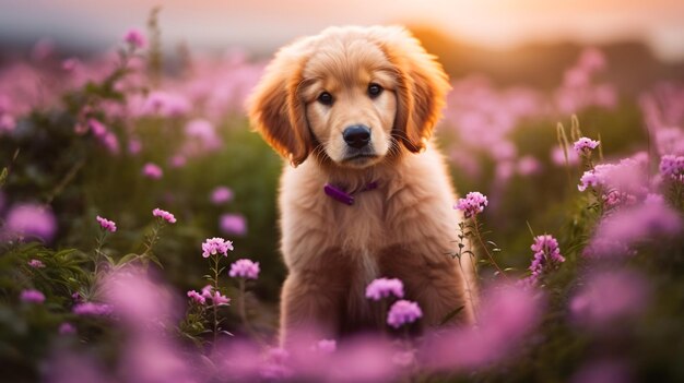 幸せな子犬