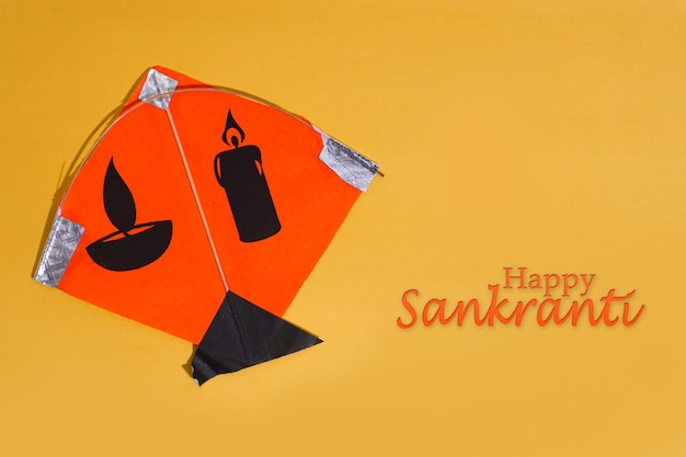 Happy Makar Sankranti greeting card