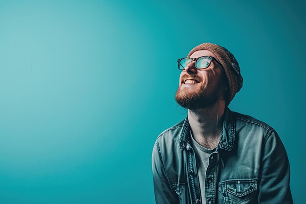 Happy Man Portrait Expressive and Joyful Lifestyle Imagery