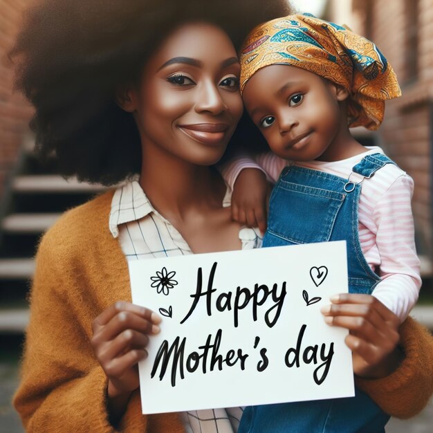 Premium Photo Happy Mothers Day illustration