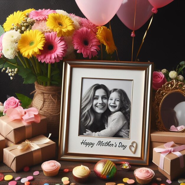 happy mothers day photo frame