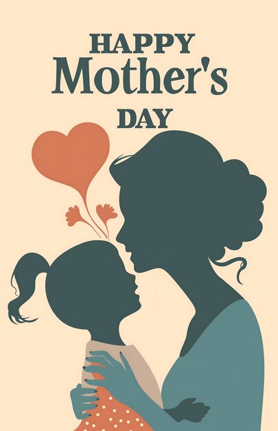 Happy Mothers Day poster design