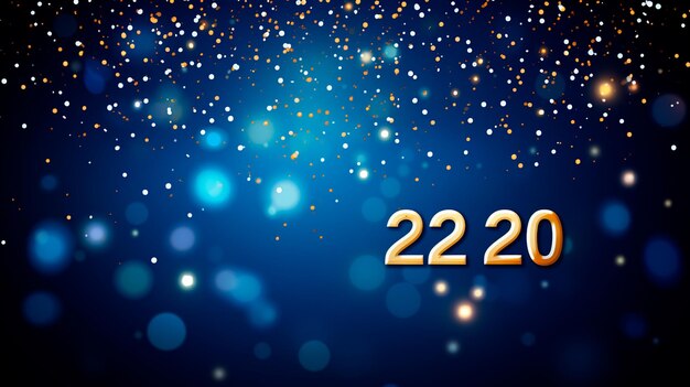 Photo happy new year 2 0 2 2 background fireworks with numbers 2 0 2 3