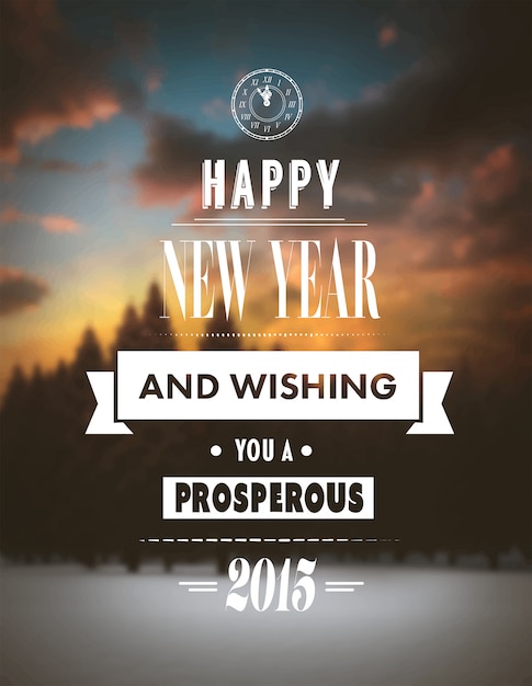 Photo happy new year 2015 vector