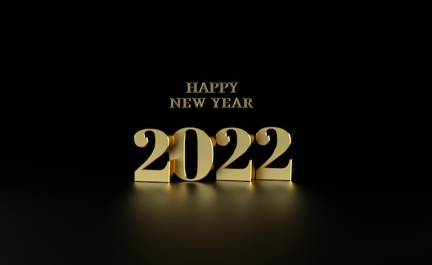 Happy New Year 2022 logo text design happy greeting