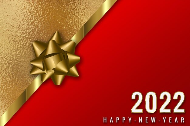 Happy new year 2022 text design. Greeting illustration with golden numbers. greeting card and poster design.