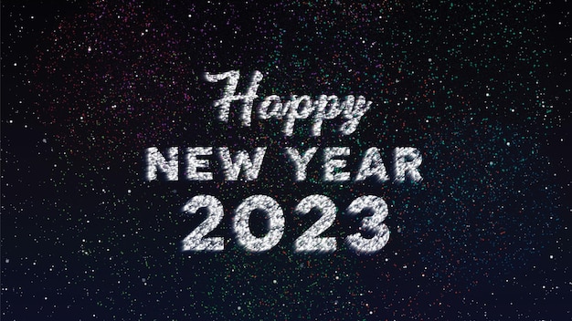 Happy New year 2023 Greeting celebration