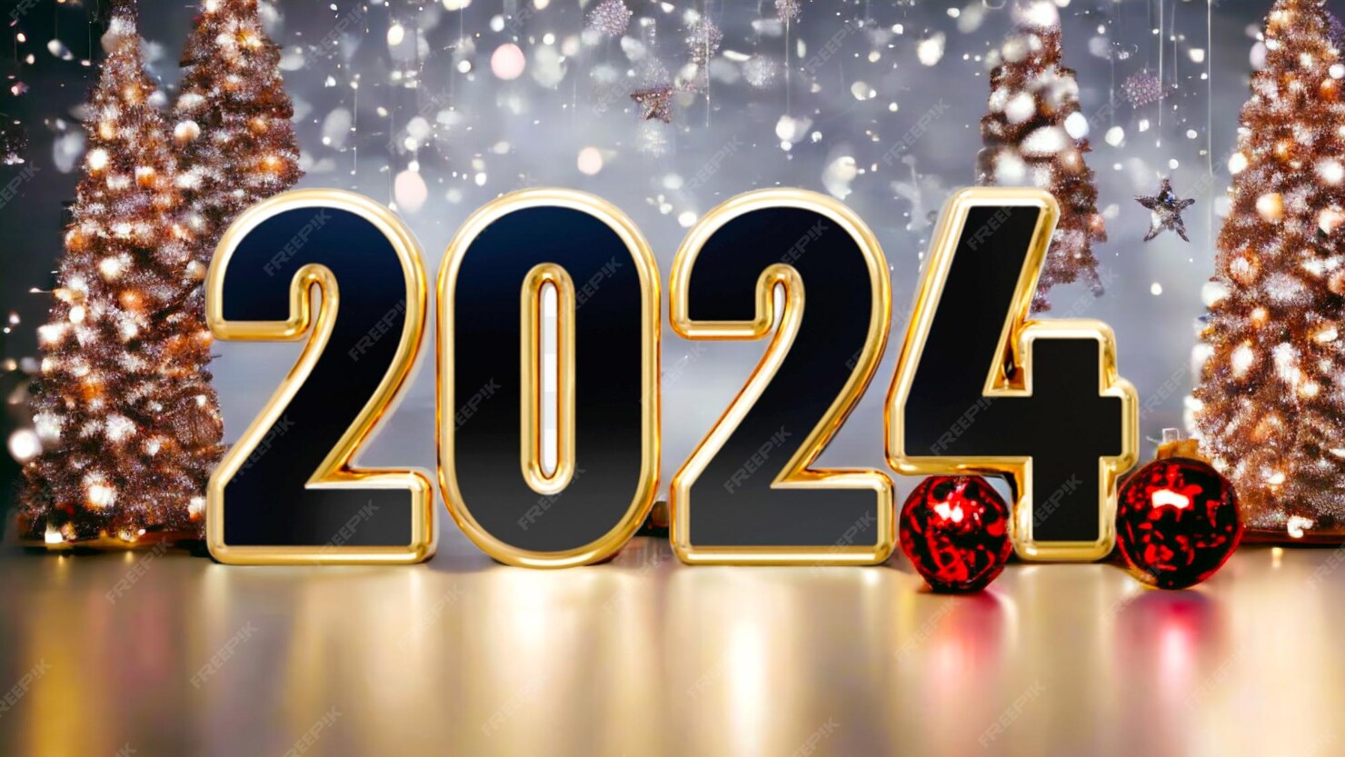 Premium Photo Happy New Year 2024 2024 years 2024 banner 2024 images