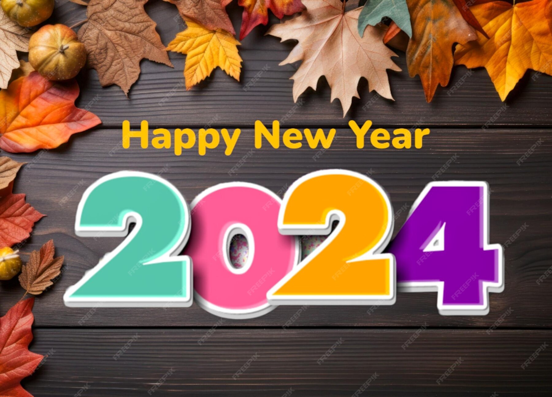 Premium AI Image Happy New Year 2024 2024 years 2024 banner 2024
