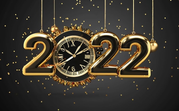 Foto buon anno 2024 ai generative