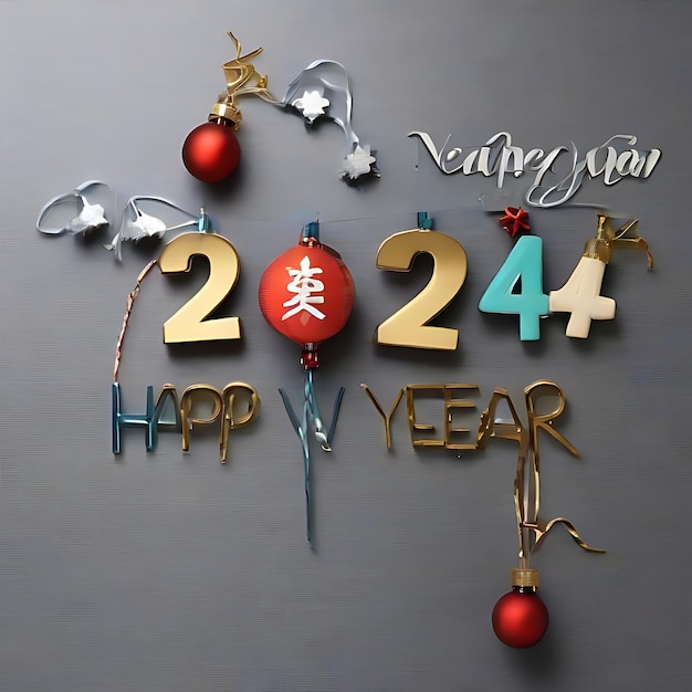 HAPPY NEW YEAR 2024 AI