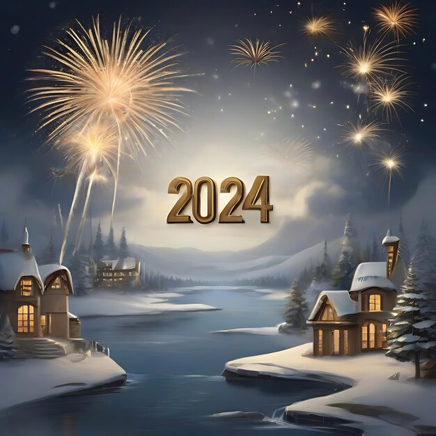 HAPPY NEW YEAR 2024 AI