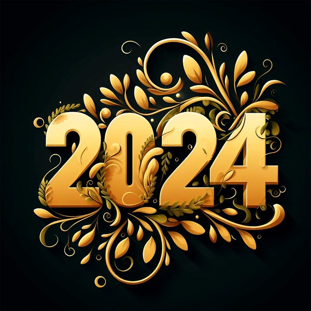 Premium Photo Happy new year 2024 happy new year new year 2024