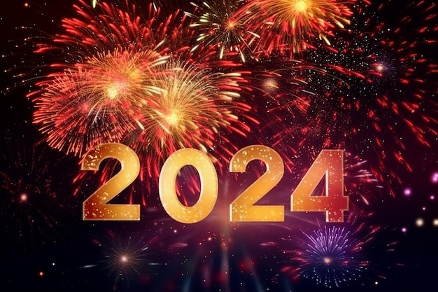 Foto buon anno nuovo 2024.