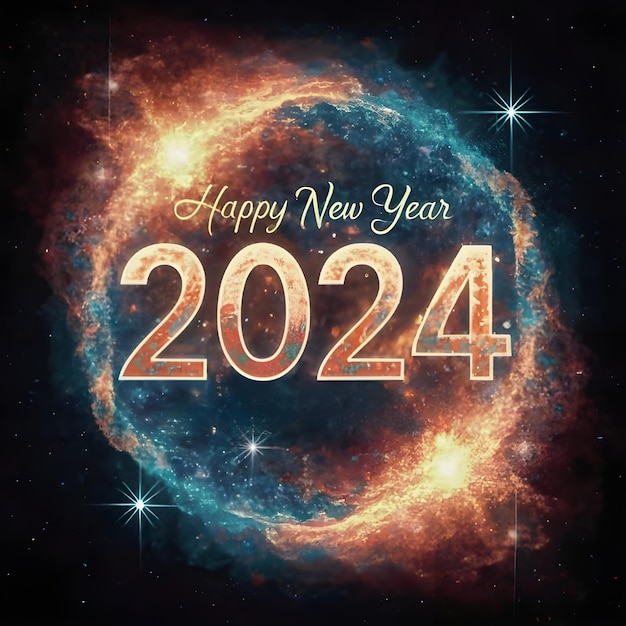 Photo happy new year 2024