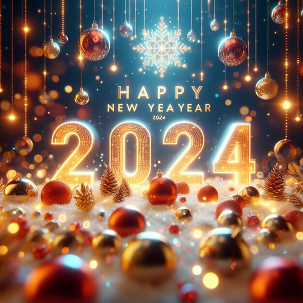 Foto buon anno nuovo 2024.