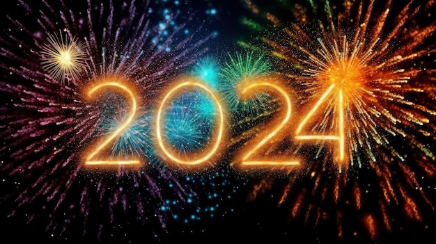 Photo happy new year 2024