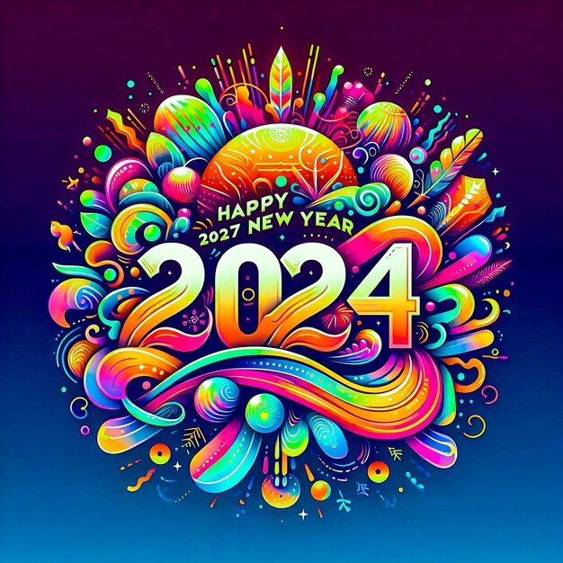 Photo happy new year 2024