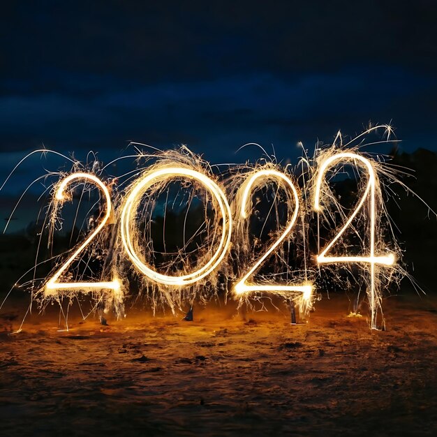 Foto buon anno nuovo 2024.