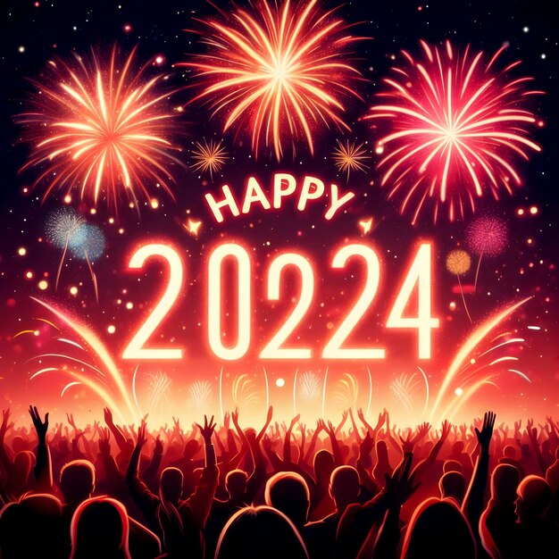 Photo happy new year 2024