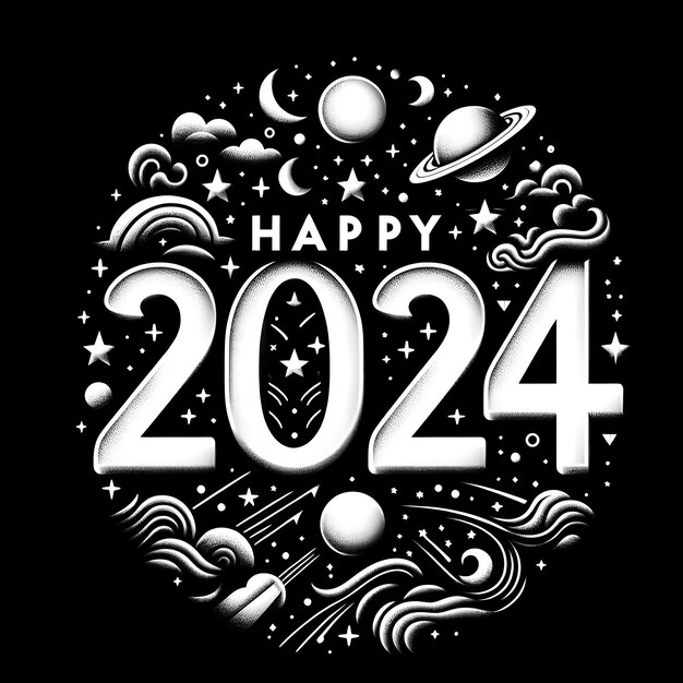 Photo happy new year 2024