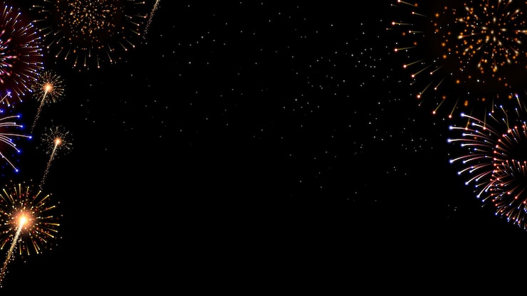 Foto happy new year achtergrond vuurwerk achtergrond - kerstmis achtergrond
