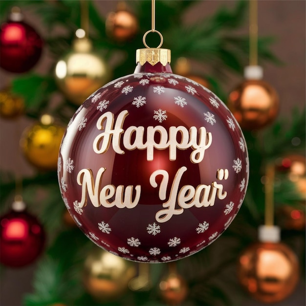 Happy new year background and design template