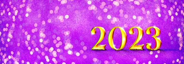 Happy New Year Background Start to 2023 3D illustration