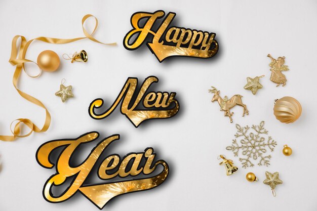 Photo happy new year background