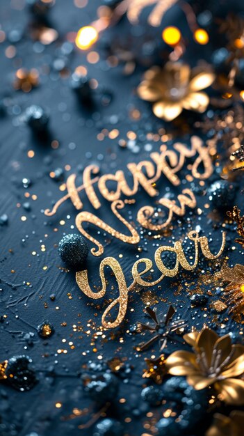 Photo happy new year background