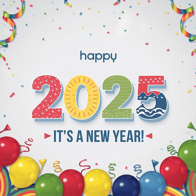 一張新年快樂卡片,上面寫著新年快樂