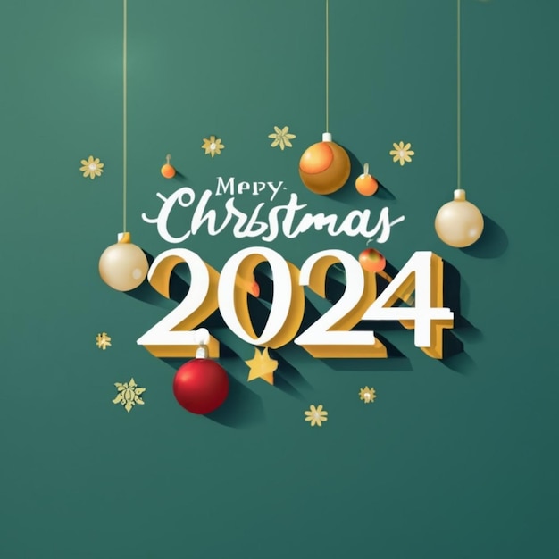 Happy New Year and Christmas Design