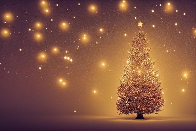 Happy new year christmas tree desktop background background\
postcard