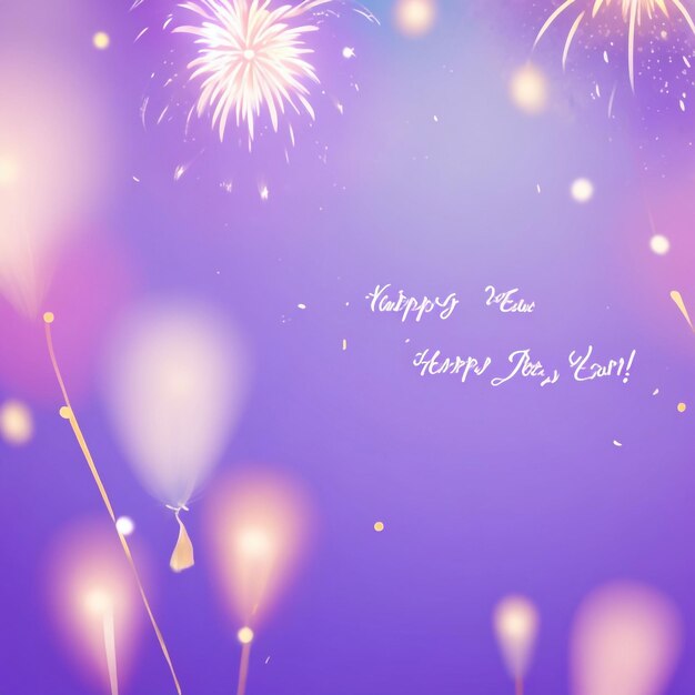 Happy new year fireworks confetti background images collections cute wallpapers ai generated