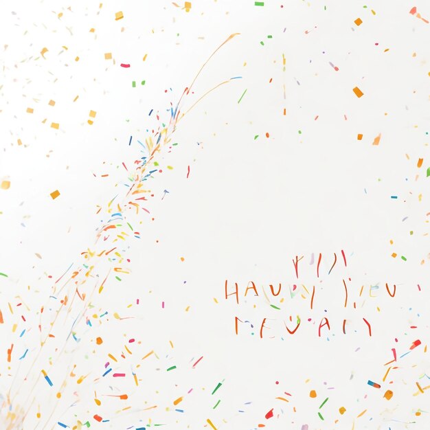 Happy new year fireworks confetti background images collections cute wallpapers ai generated