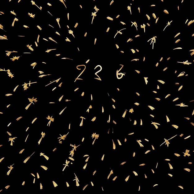 Photo happy new year fireworks confetti background images collections cute wallpapers ai generated