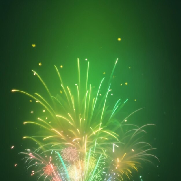 Happy new year fireworks confetti background images collections cute wallpapers ai generated