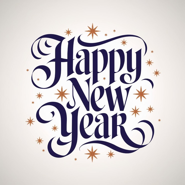 Photo happy new year text styles amp creatives for posts banners greetings