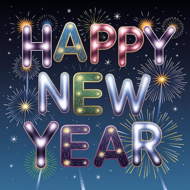 happy new year text styles amp creatives for posts banners greetings