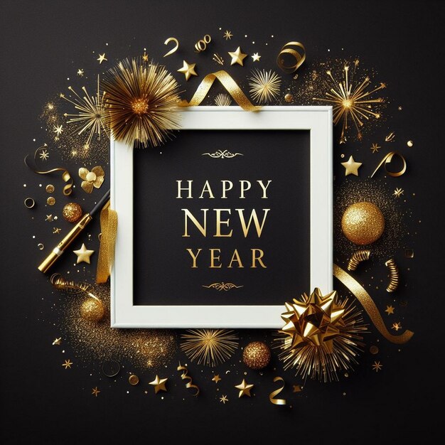 Photo happy new year wishing card happy new year greeting card wishing happy new year