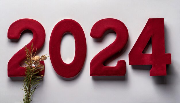 Photo happy new years 2024 wallpaper