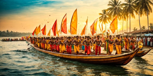 happy onam Kerala boat race competition