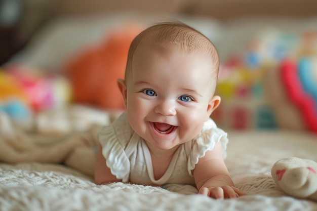 幸せな1歳の赤ちゃん 誕生日おめでとう