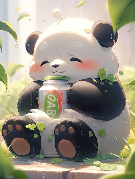 Happy Panda drink soda