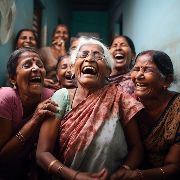 幸せな人々の笑顔の写真