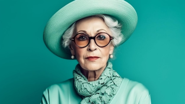 Foto donna matura felice e giocosa che balla sorridendo e divertendosi foto di una donna anziana di età superiore a 70 anni