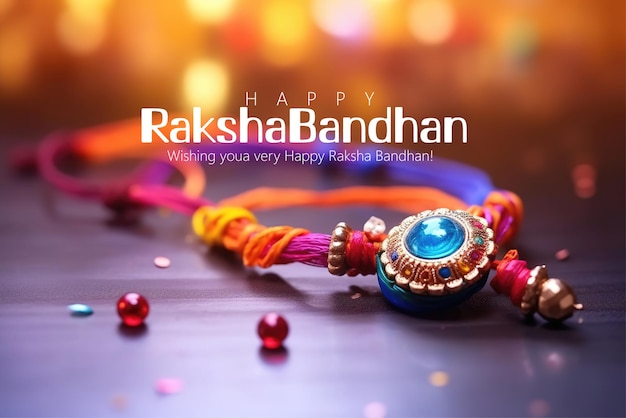 Foto happy raksha bandhan indian festival celebration ai generato