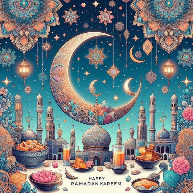 Happy Ramadan Kareem background images Ramadan background image Ramadan mosque background