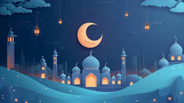 Happy Ramadan Kareem Vector Illustration